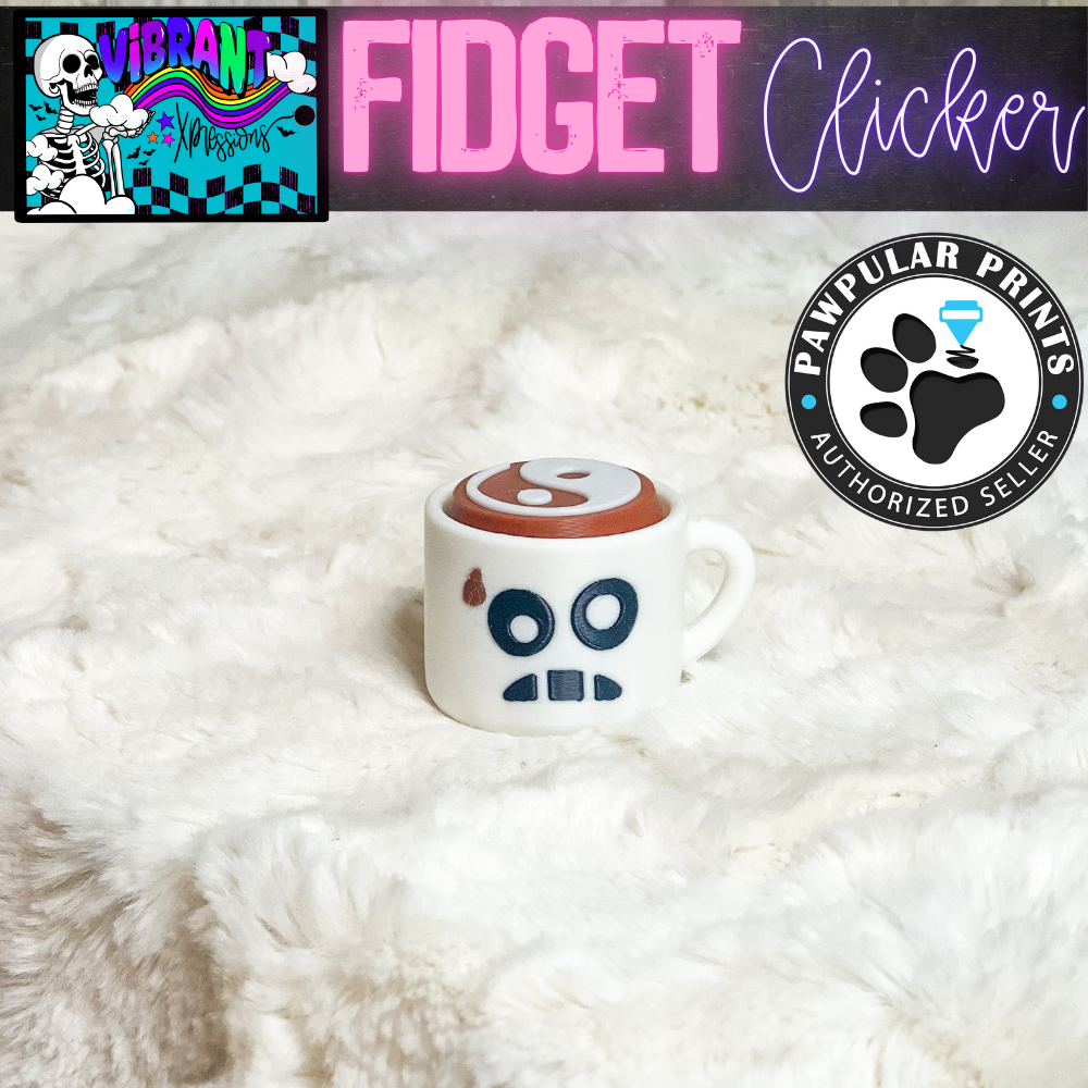 Coffee Themed Collection Fidget Clickers