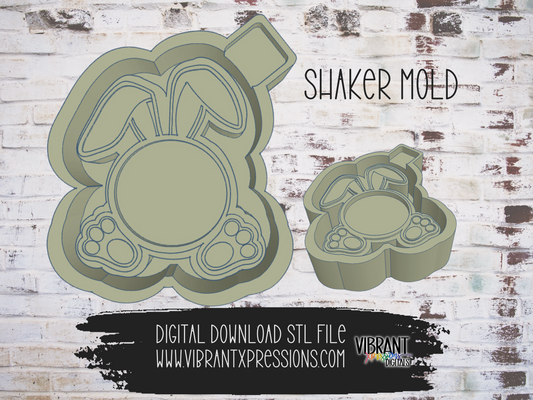 Bunny Shaker Housing Mold Maker STL File