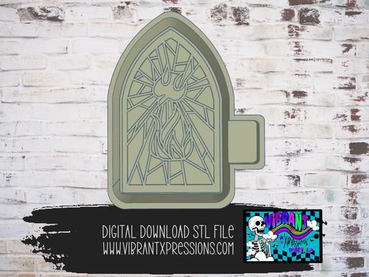 Dove Stained Glass Mold Maker STL File