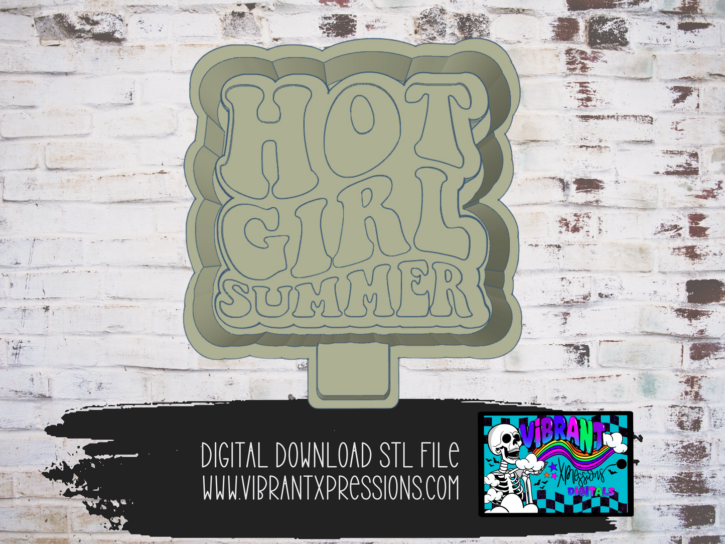 Hot Girl Summer Mold Maker STL File
