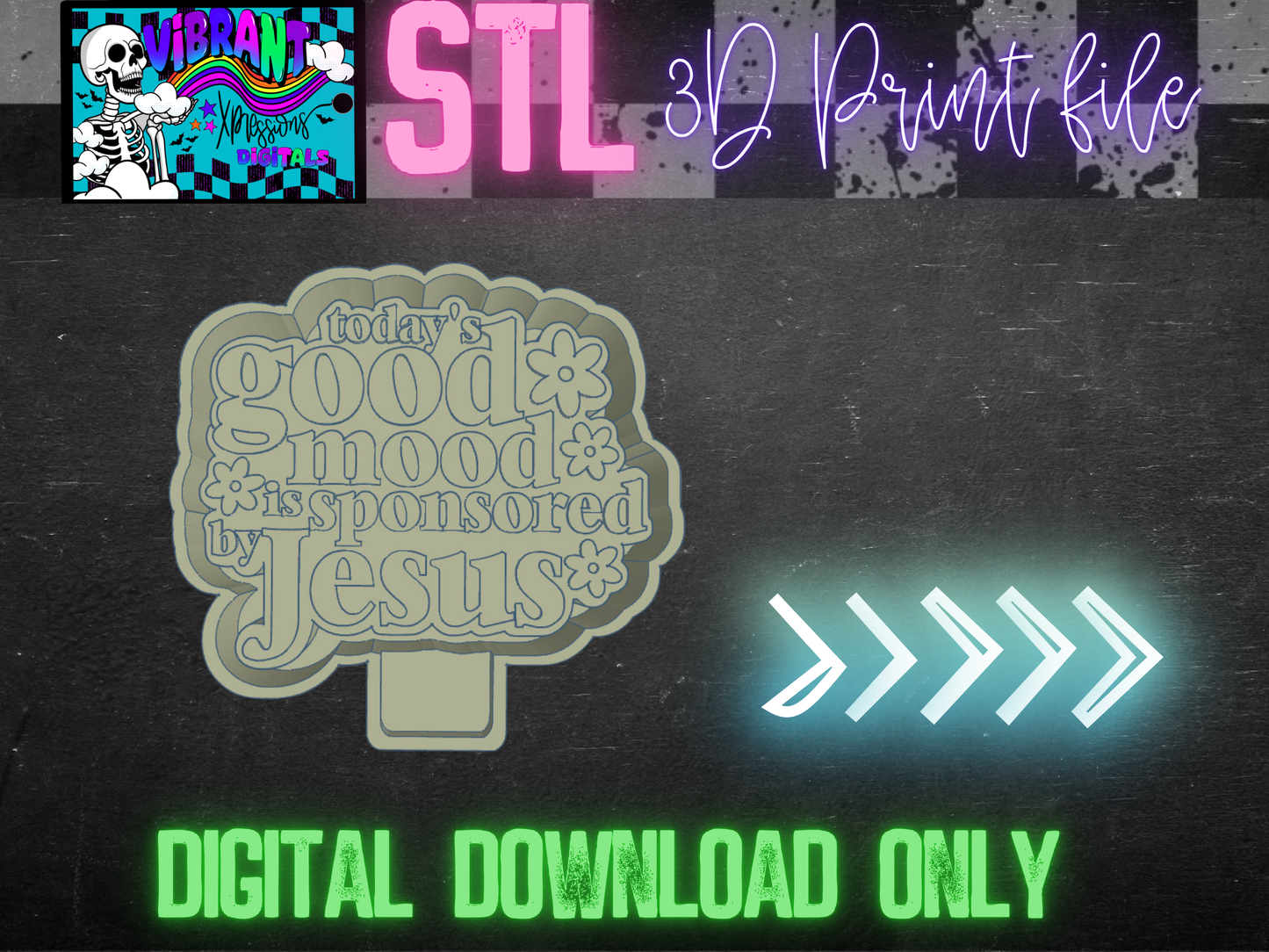 Sponsored by Jesus Mold Maker STL File