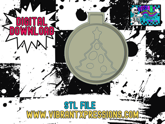 Tree Holiday Cookie SVG/PNG Mold Maker STL File